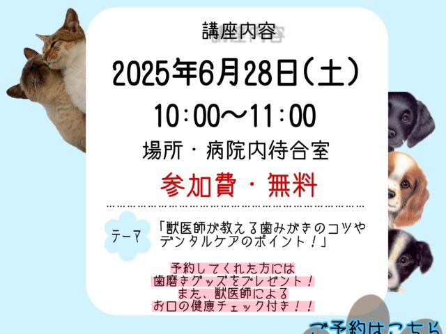 歯科セミナー開催のお知らせ